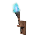Blue Wall-mounted Torch icon