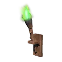 Green Wall-mounted Torch icon