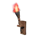 Red Wall-mounted Torch icon