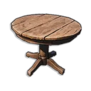 Round Oak Table icon