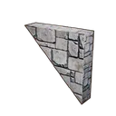 Medium 45° Inverted Roof Support Wall (Castle) icon
