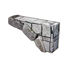 Medium 30° Inverted Curved Roof Support Wall (Castle) icon